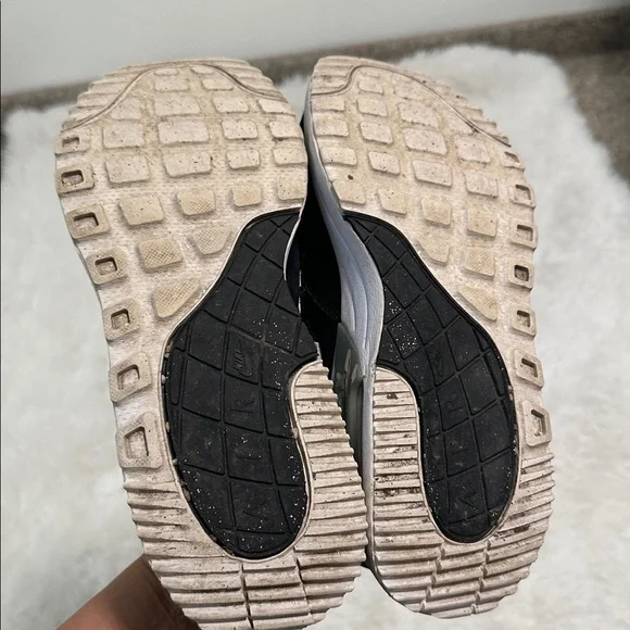 Nike Black Athletic Sneakers with White Soles - Picture 7 of 8